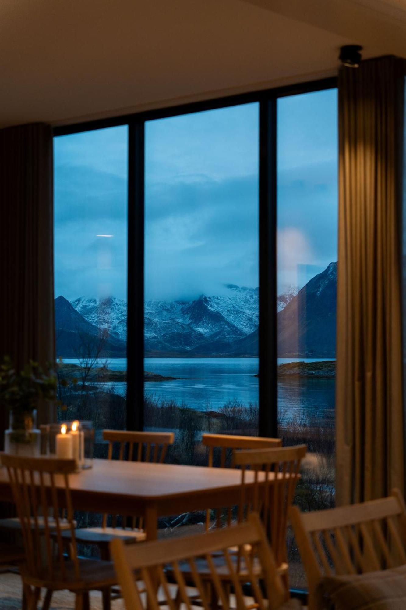 Luksushytte Med Jacuzzi, Summer&Winter Retreat Lyngværet Exteriér fotografie